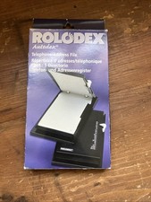 Rolodex Autodex Telephone/Address File Black Metal 67457