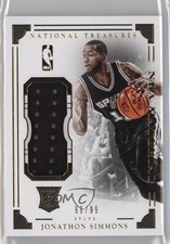 2015-16 Panini National Treasures NBA Rookie Material 68/99 Jonathon Simmons 4v2