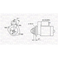 Magneti Marelli Starter 2.5 KW FüR Iveco Daily IV Pritsche/Fahrgestell Renault