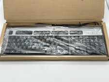 HP KU-0316 Wired USB Standard Desktop Keyboard Black/Silver - Open Box