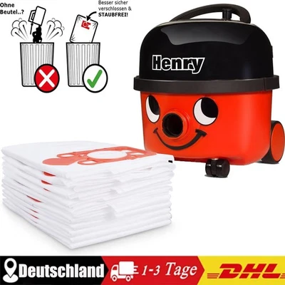 MARKENLOS Numatic 604015 6 Stück Staubsaugerbeutel für Henry... Bodenstaubsauger