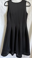 Ann Taylor Dress Womens 4 Black Sleeveless Office Ladies Cocktail