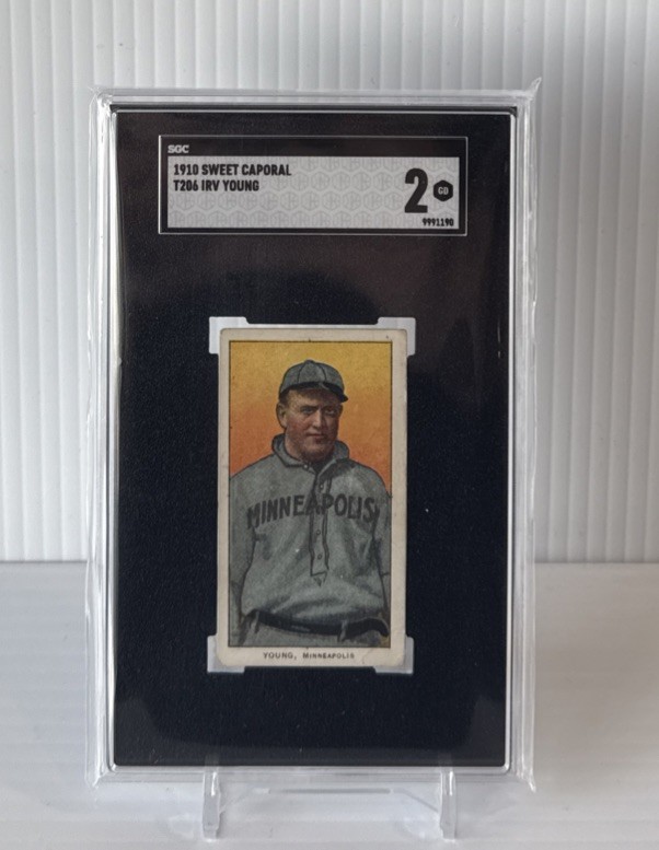 1910 Sweet Caporal (T206) Young, Irv SGC 2 Good