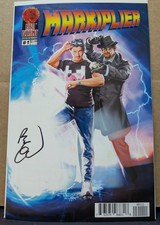 Markiplier #1 and #2 Red Giant Zwag Box Exclusive Comic signed Benny Powell Markiplier #1 and #2 Red Giant Zwag Box Exclusive Comic signed Benny Powell