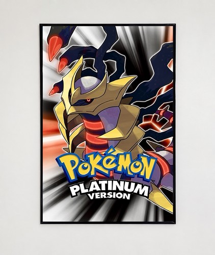 * POKÉMON PLATINUM VERSION * Game Cover Wall Decor, Unframed Poster / Prints