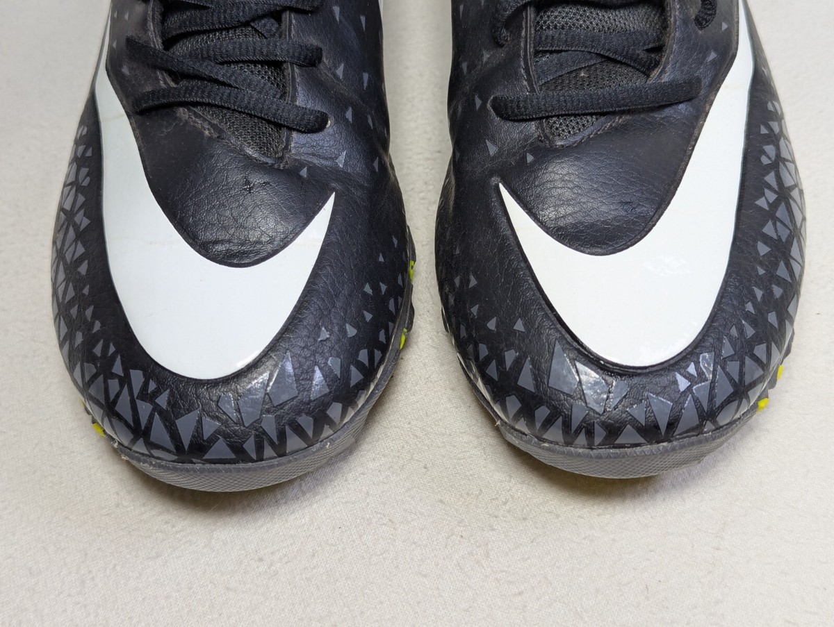 NIke Football Cleats Mid Strap Black Gray Men\'s 12.5 880109-002 Savage Shark Amazon.com | Nike Force Savage 2 Shark (gs) Big Kids  main image 2