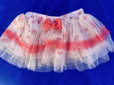 baby GIRL SIZE 3-6 MONTHS SANRIO HELLO KITTY FRILLY TULLE TUTU SKIRT BOTTOM 