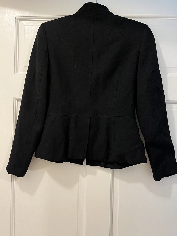 INC chaqueta negra vintage Foto 3 de 4