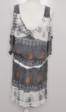 Young USA Women's Bohemian Tie-Dye Dress One Size Soft Stretchy Light Weight New