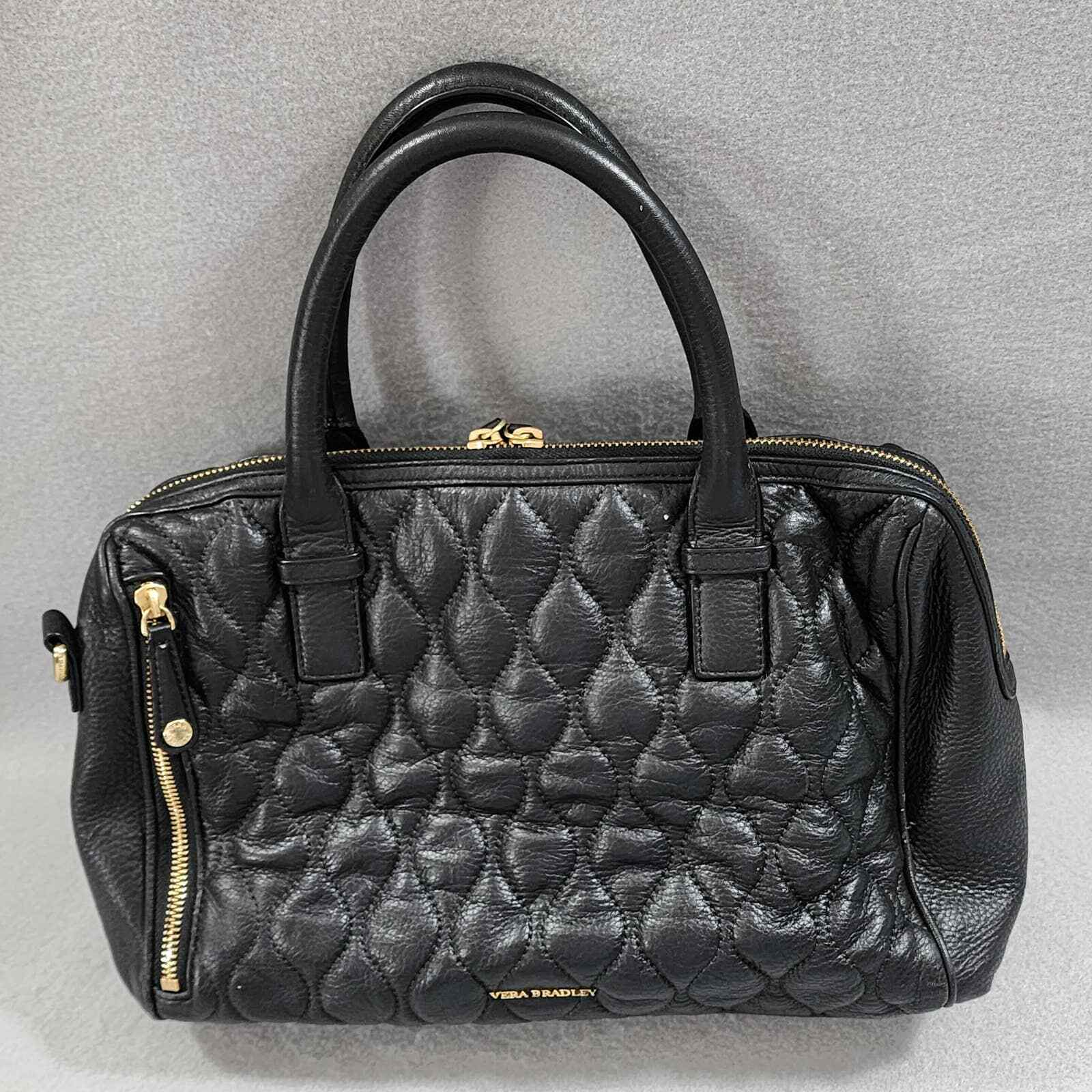 VERA BRADLEY Concealed Carry Black Quilted Floral Lin… Gem