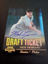 2011 Contenders Nick Tropeano AUTOGRAPH Astros
