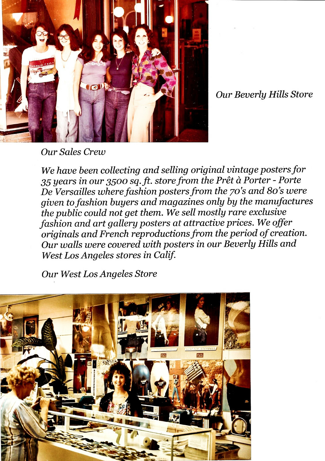 Vintage Georges Renouf Original 1976 Lithograph Art Gallery Poster 