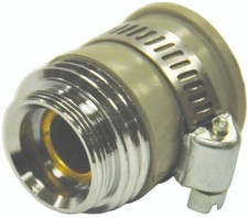 NEW DANCO 10514 55/64-27 X 3/4" MALE GARDEN HOSE CHROME AERATOR ADAPTER
