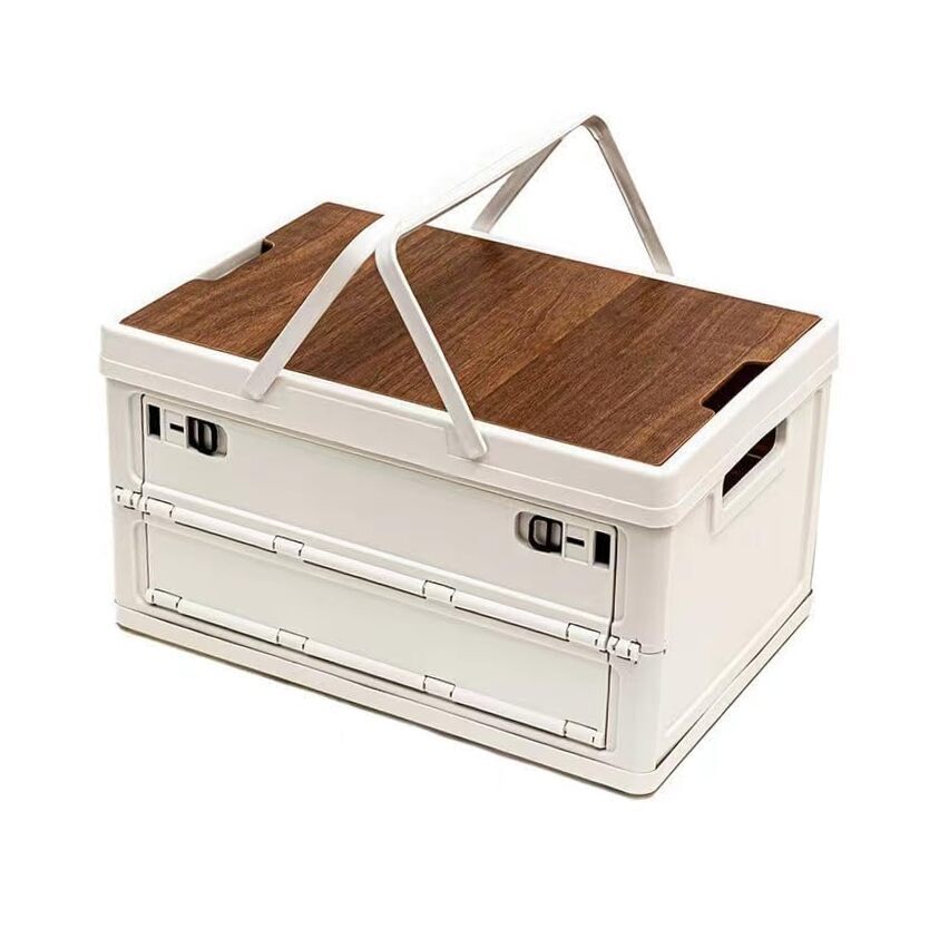 Car Storage Box - Car Organizer Box, SUV and Sedan Trunk, Miscellaneous White