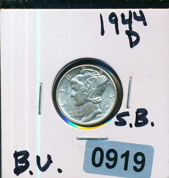 U.S. Mint 1944 Year Mercury Dimes (1916-1945) for sale | eBay