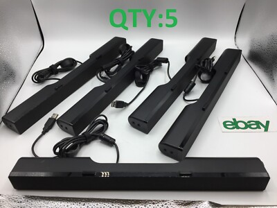LOT OF 5 Dell AC511 USB Powered Stereo Speaker Soundbar for UltraSharp - MN008 