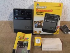 Vintage 1982 Kodak Champ Kodamatic Instant Film Camera W/ Box Made In USA
