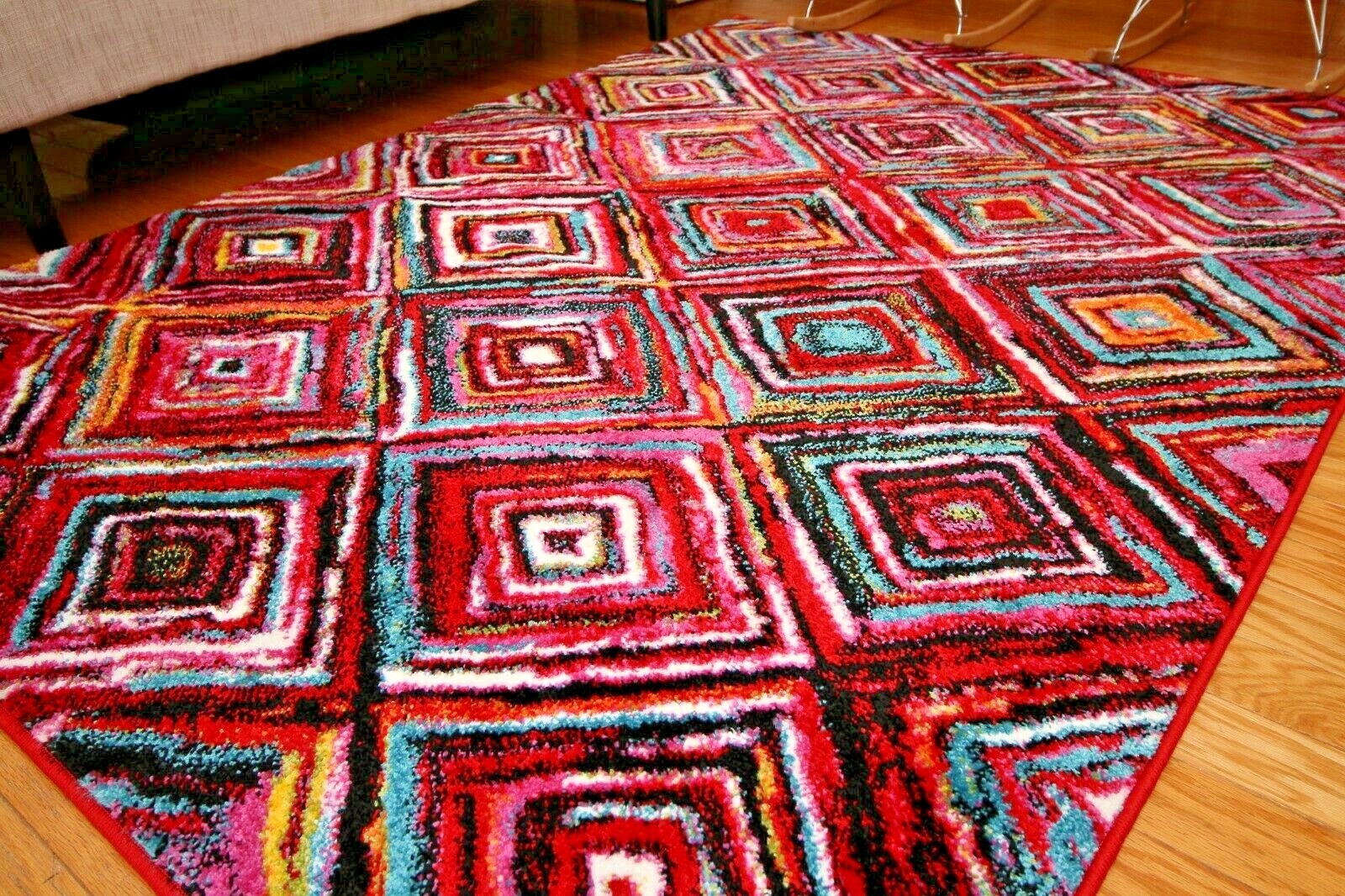 RUGS AREA RUGS CARPET 5x7 RUG LARGE MODERN BEDROOM COLORFUL FLOOR KIDS