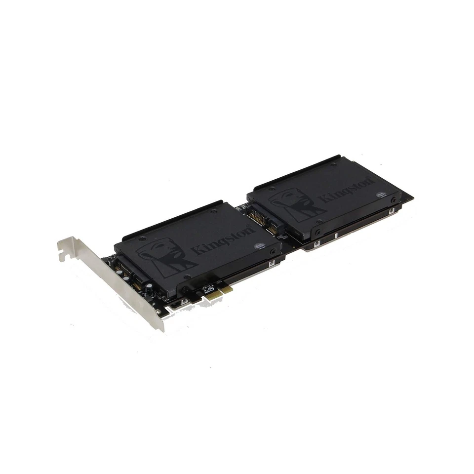 Sedna - PCI Express Quad 2.5 Inch SATA SSD Controller Card (with Built in Pow... - Image 2 of 4