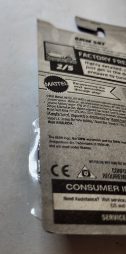 HOT WHEELS 120/250 FACTORY FRESH 2/5 BMW 507 Factory Error Packaging - Picture 15 of 17