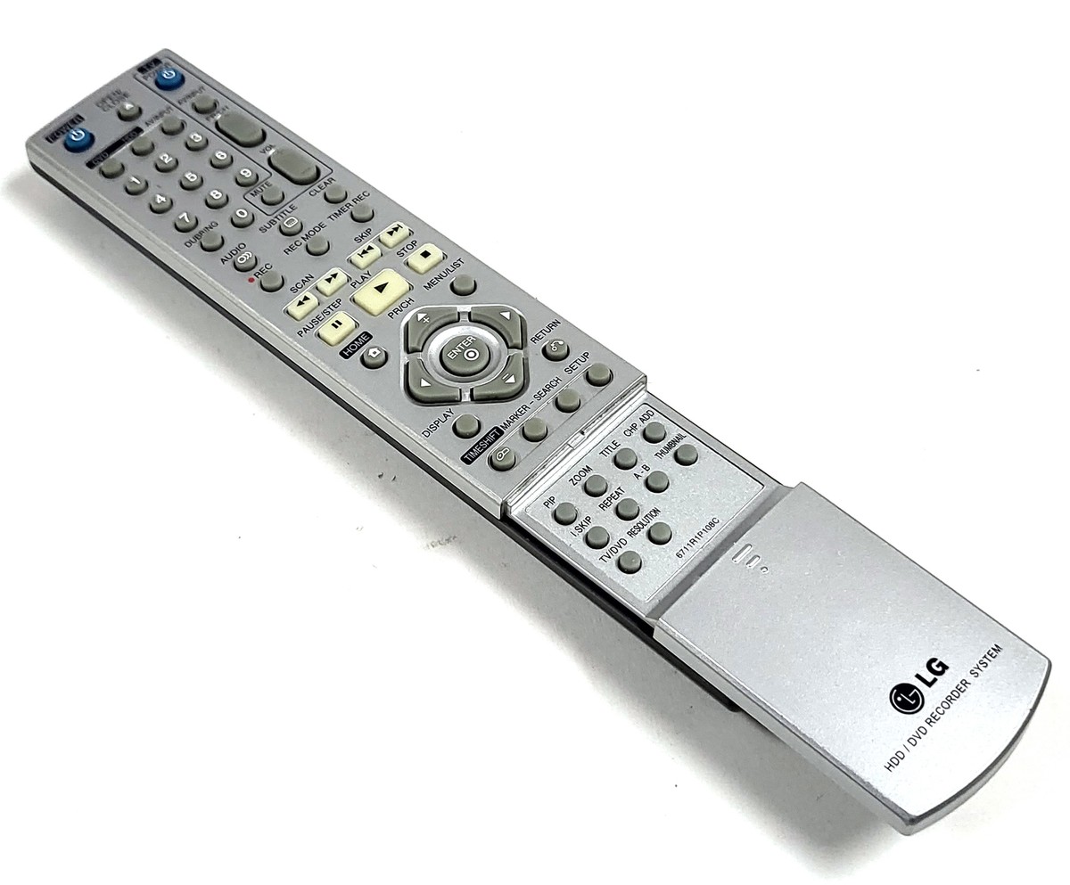 LG 6711R1P108C Original HDD DVD Recorder System Remote