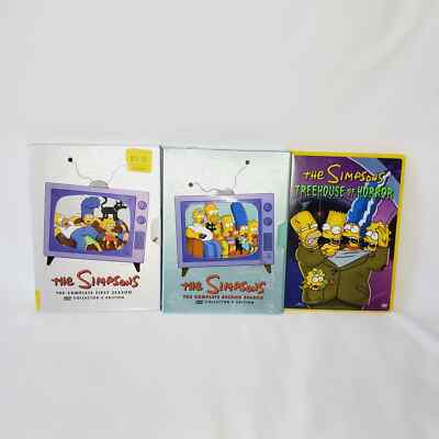 Simpsons Bundle! Universal Plush SLH, Treehouse 5-8 & S1-2 DVD 