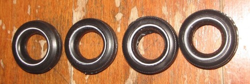 Johan 1979 Cadillac Coupe Deville Bumpers & Tires Parts Lot 1/25 Scale Jo-Han 79 - Picture 5 of 5