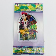 Hide Acrylic Plate Keychain X Japan Yoshiki Banpresto Photograp Yellow Heart
