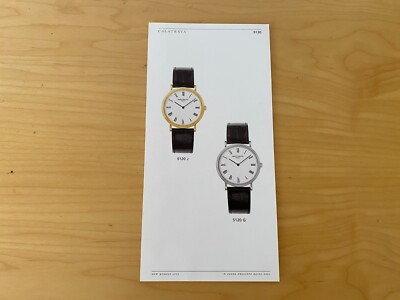 PATEK PHILIPPE Ficha de dosier 2001 - CALATRAVA Ref. 5120 J  5120 G