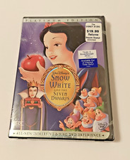 Walt Disney's Snow White and the Seven Dwarfs Platinum Edition DVD Sealed New