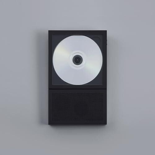 [㎞5] Instant Disk Audio-CP2 / Black Black】KM5 CP-2 Portable CD Player Instant Disk Audio Bluetooth