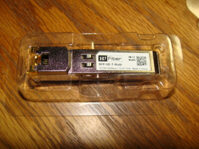 H! FIBER SFP-GE-T-Multi SFP TRANSCEIVER MODULE RJ45 ROHS 10/100/1000BASE-T 100M