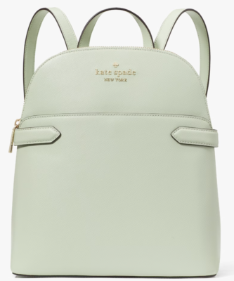 NWB Kate Spade Staci Dome Backpack Mint Green Leather Light  display picture 3