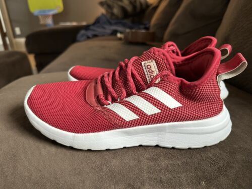 ADIDAS Running Shoes Womens Size 7.5 Lite Racer CLN Cloud Foam Red