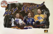 2001/2002 Flint Generals Autographed Photo Card Trew,Laniuk,Varhaug Auto UHL