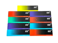 (NEW) Montblanc Ink Refill Cartridges Blue, Green, Brown, Red (Lot of 17)