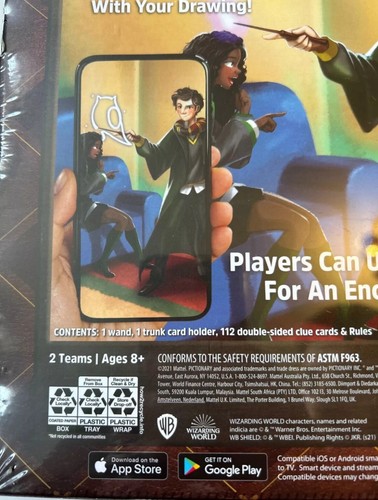 Harry Potter Pictionary Air Interactive Game Set Mattel - BRAND NEW SEALED - Picture 7 of 7