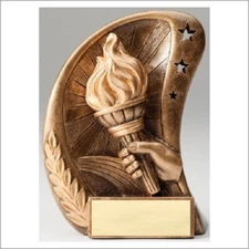 5.5" Torch of Victory Trophy Personalized Free