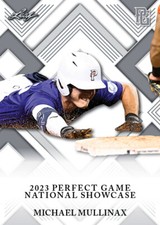 Michael Mullinax 10-Count Lot 2023 Leaf Perfect Game Nike All-American Rookie