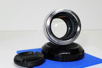 Contarex 85mm f2 Sonnar Chrome Portrait Lens w/Cap f/Film