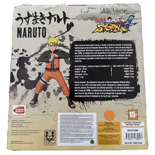 Official Naruto TSUME statue limited edition 1000 pieces, limited 500 pcs in USA - Picture 2 of 3