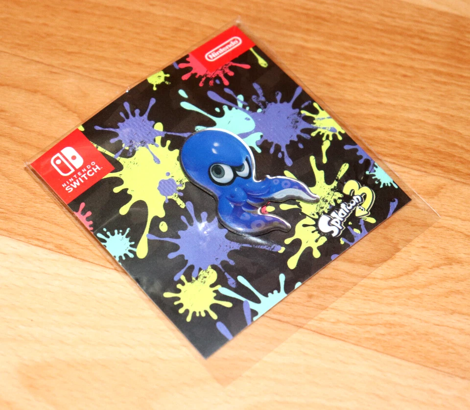 Splatoon 3 Very Rare Promo Octopus Pin / Badge Nintendo Switch - Image 2 of 4
