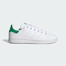 Adidas Originals Kids' Stan Smith Tennis Shoes FX7519 White White Green Sz 4-6