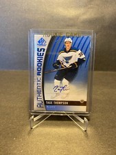 2017/18 Game Used Hockey Blue Auto Tage Thompson #97