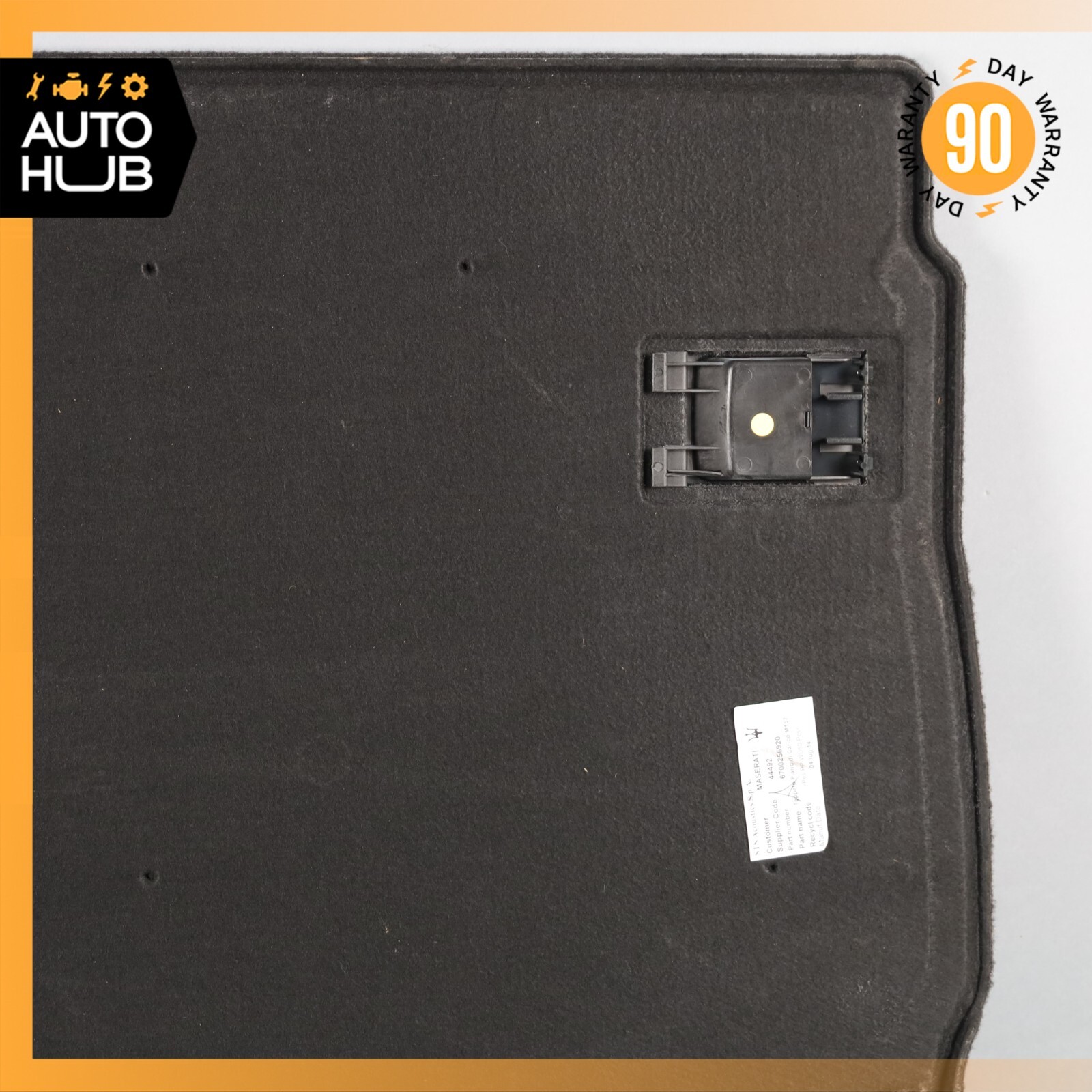 14-22 Maserati Ghibli M157 Rear Trunk Floor Carpet Cover Panel OEM 75k