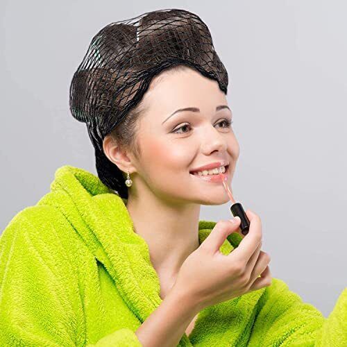 4 Pcs Women Triangle Hair Net for Rollers, Cotton Mesh Hair Setting Net - Picture 3 of 7