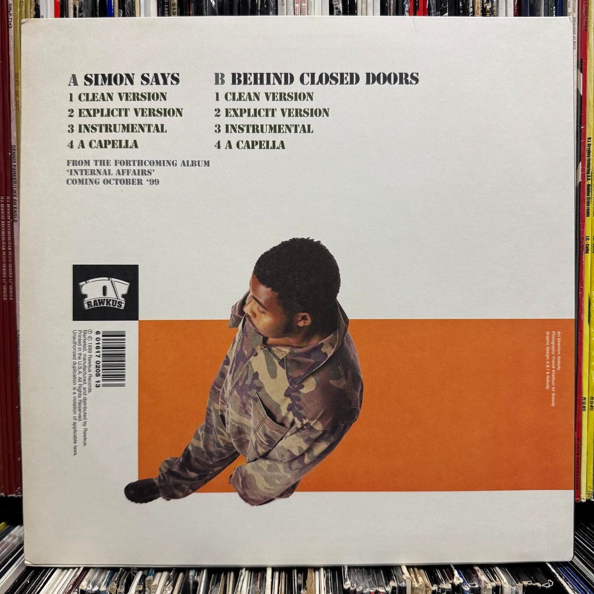 PHAROAHE MONCH - SIMON SAYS / BEHIND CLOSED DOORS (12
