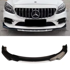 For Mercedes-Benz AMG35 AMG45 GT Front Bumper Lip Spoiler Splitter Black White
