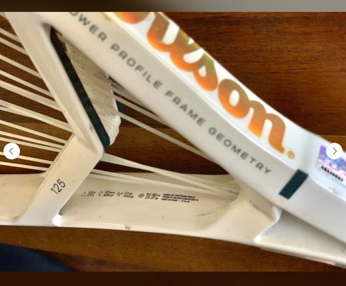 Unique tennis racquets Power, Control, Spin WILSON Ultra XP 125, two of ...