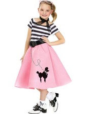 50s Poodle Dog Outfit Girl's Costume